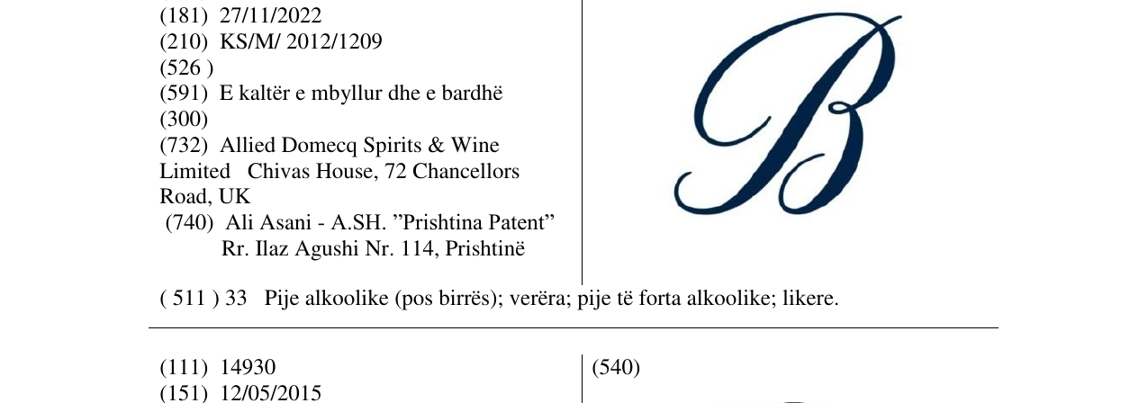 Zëri i markës B në buletin