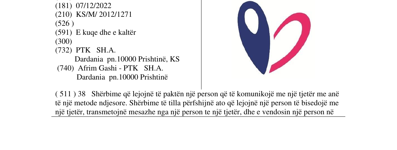 Zëri i markës V në buletin