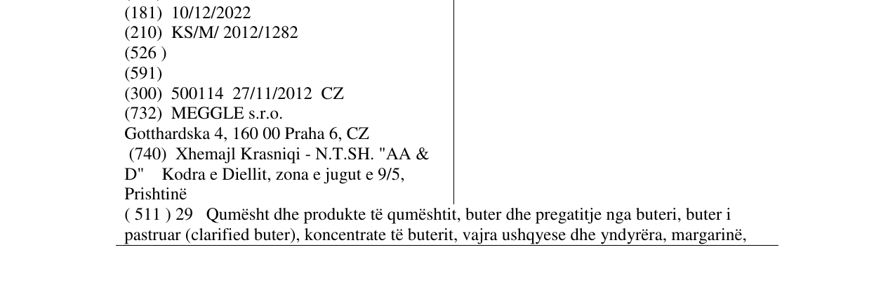 Zëri i markës Alpinesse në buletin