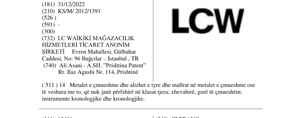 Zëri i markës LCW në buletin