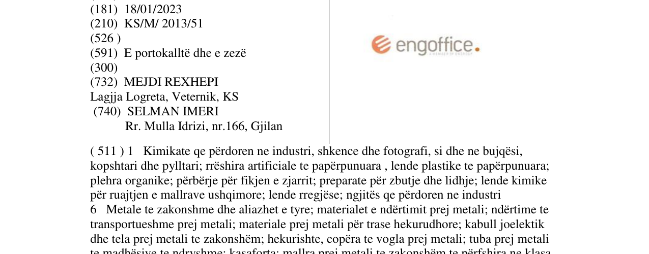 Zëri i markës Markë figurative në buletin