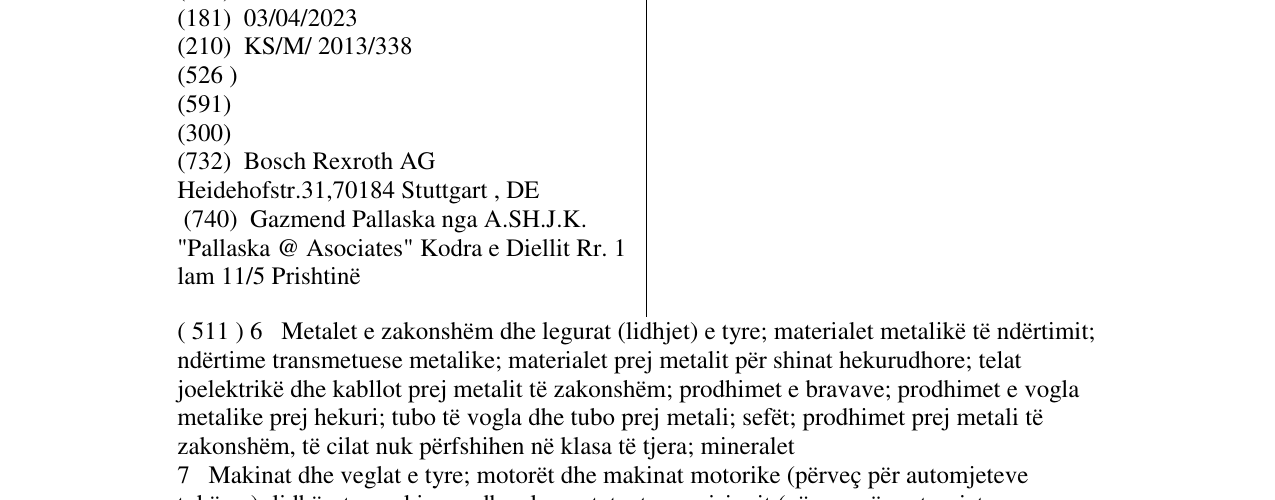 Zëri i markës Rexroth në buletin