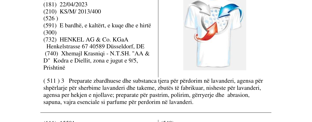 Zëri i markës Markë figurative në buletin