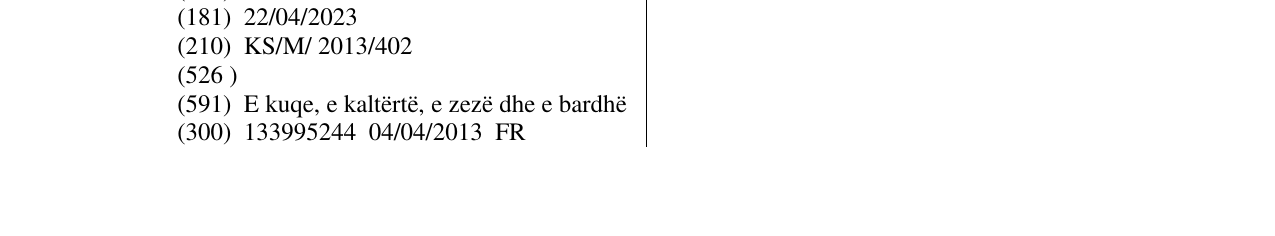 Zëri i markës PSA në buletin