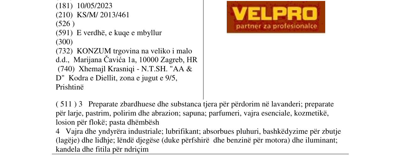 Zëri i markës VELPRO partner za profesionalce në buletin