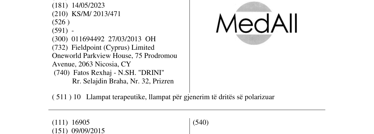 Zëri i markës MedAll në buletin