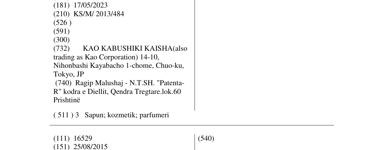 Zëri i markës PRIME SOLUTION në buletin