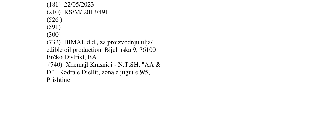 Zëri i markës SANI në buletin