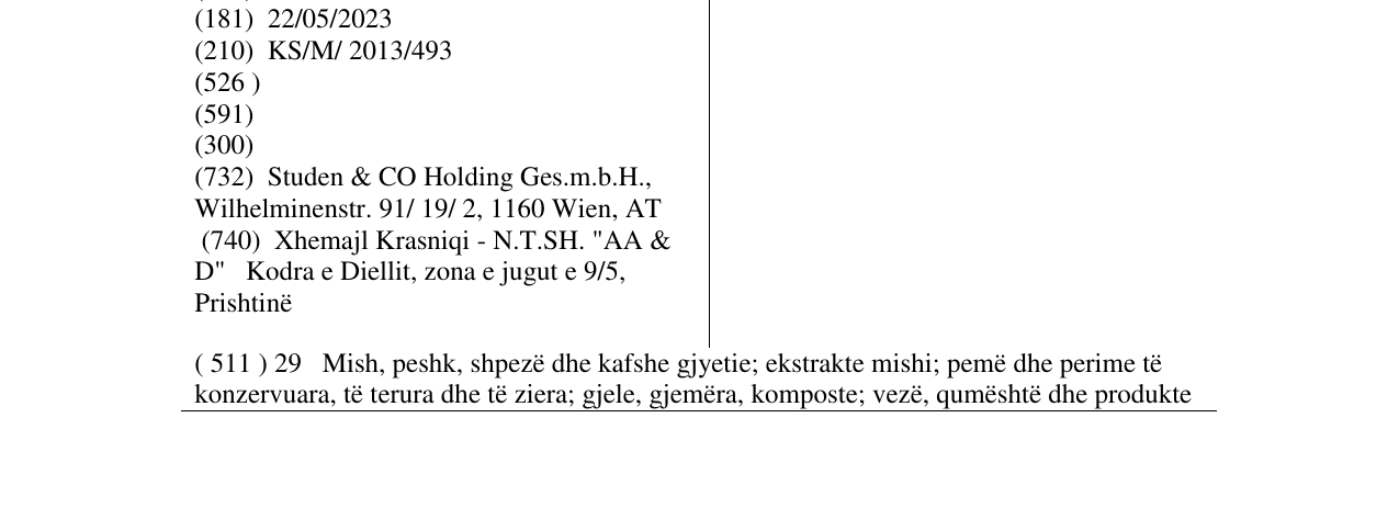 Zëri i markës AGRAGOLD në buletin
