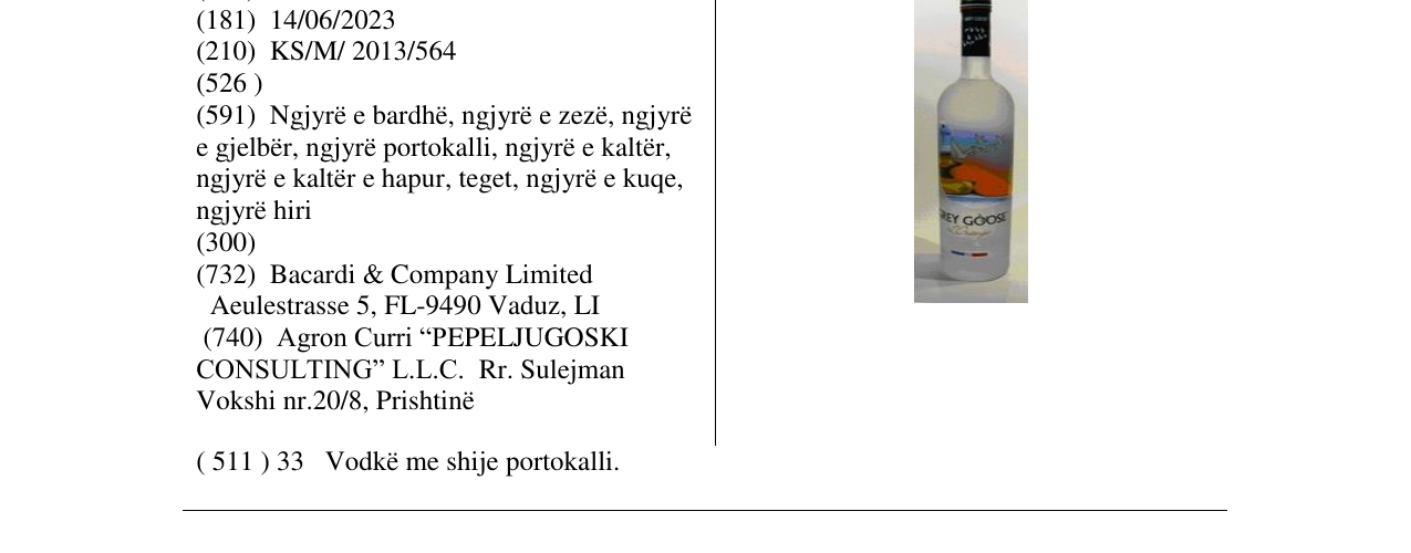 Zëri i markës Markë figurative në buletin