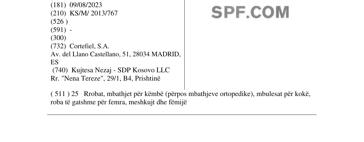 Zëri i markës SPF.COM në buletin
