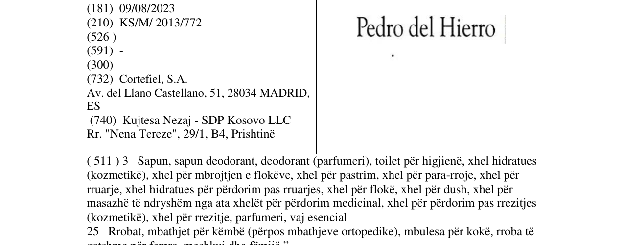 Zëri i markës Markë figurative në buletin