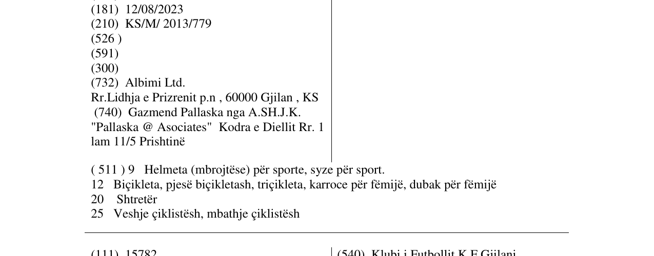 Zëri i markës PILOT në buletin