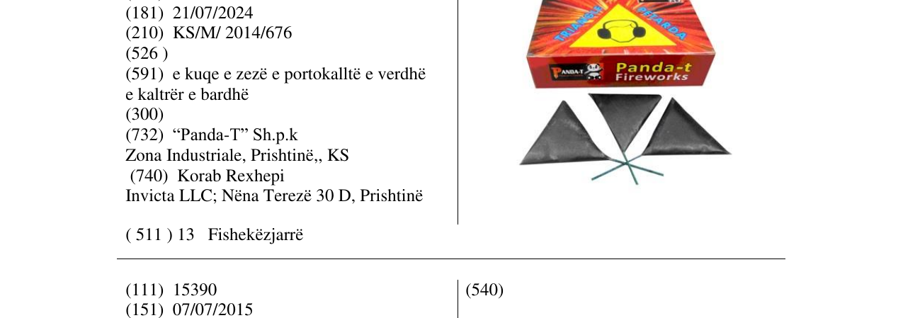 Zëri i markës TRIANGLE 5.5 në buletin