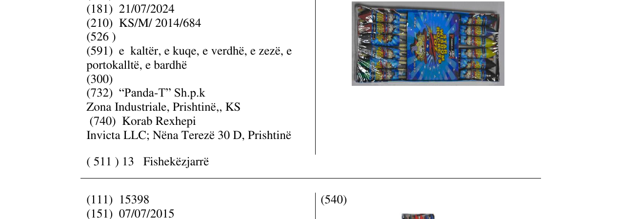 Zëri i markës STAR WISDOM ROCKETS 20Z në buletin