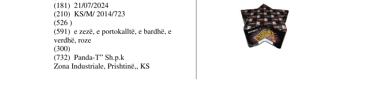 Zëri i markës Super Star në buletin