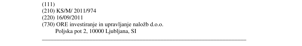 Zëri i markës SLOVEN ENERGY në buletin