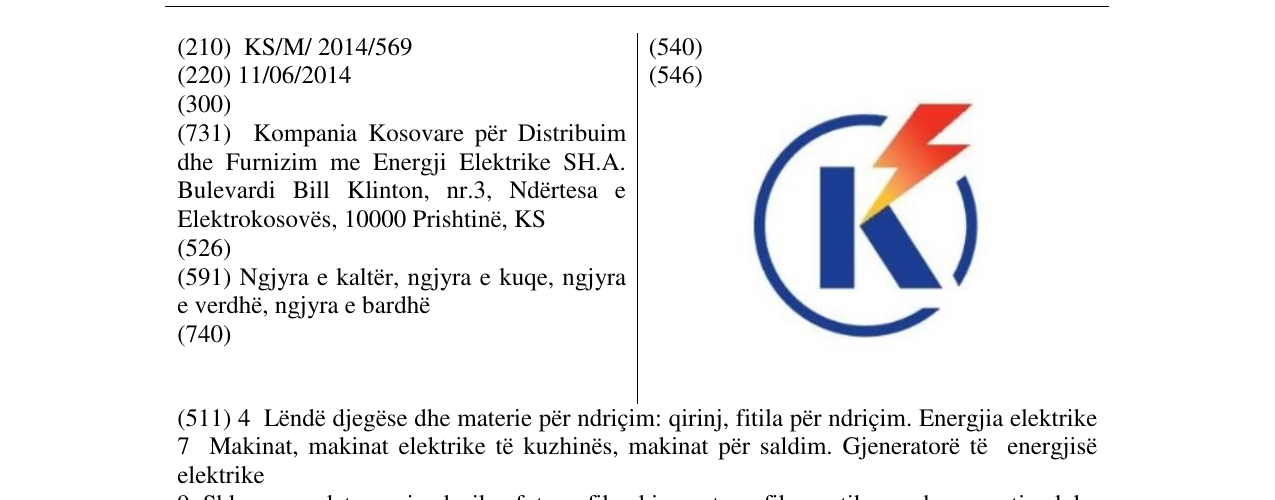 Zëri i markës K në buletin