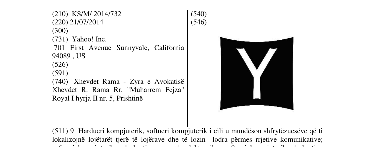 Zëri i markës Y në buletin