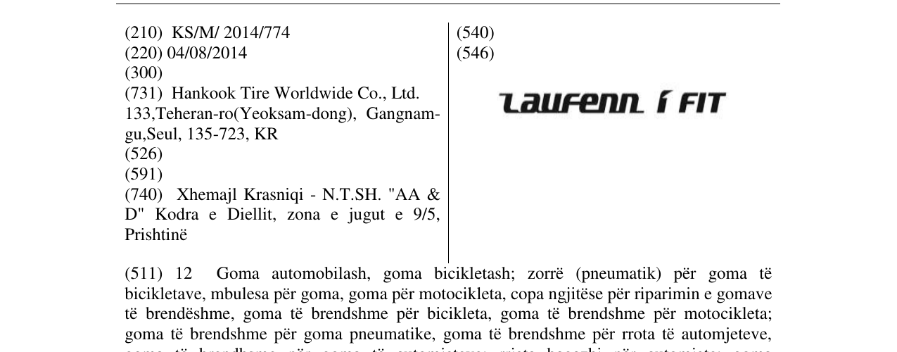 Zëri i markës Laufenn I FIT në buletin
