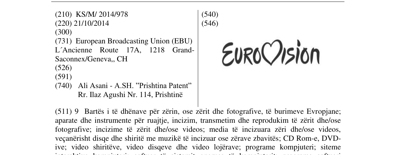 Zëri i markës eurovision në buletin
