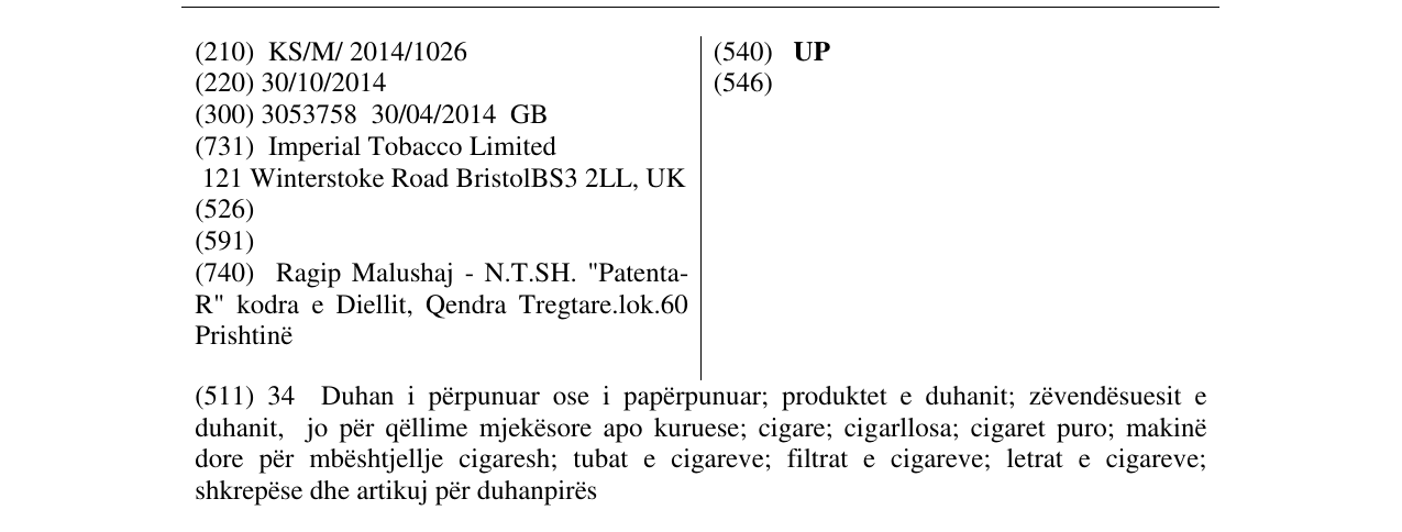 Zëri i markës UP në buletin