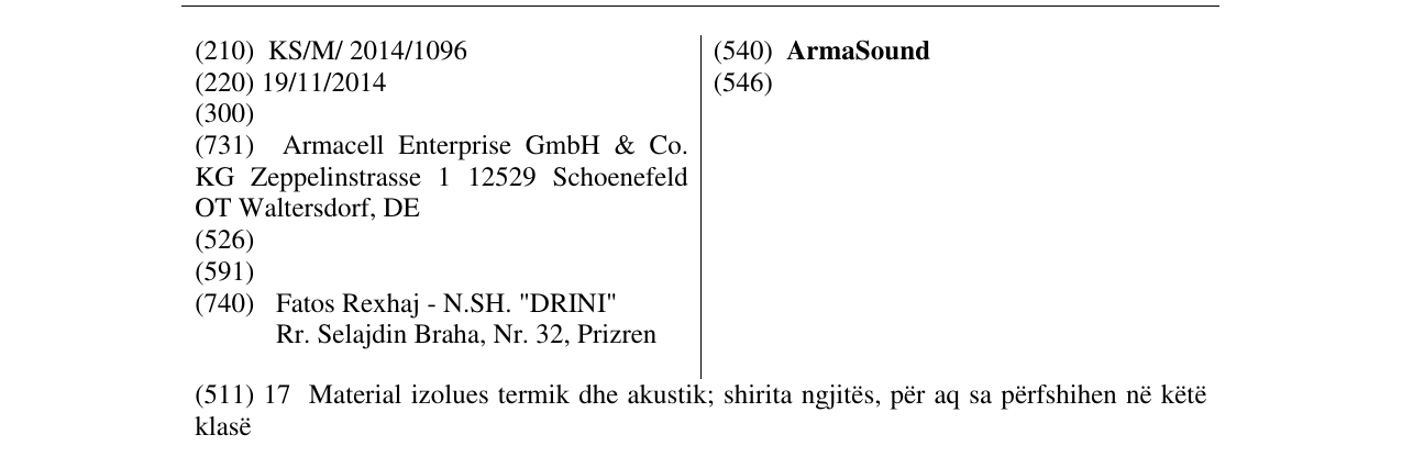 Zëri i markës ArmaSound në buletin
