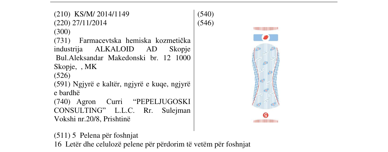 Zëri i markës Markë figurative në buletin
