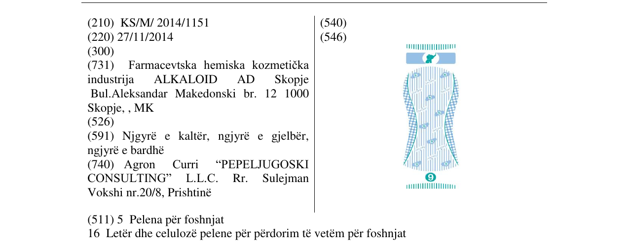 Zëri i markës Markë figurative në buletin