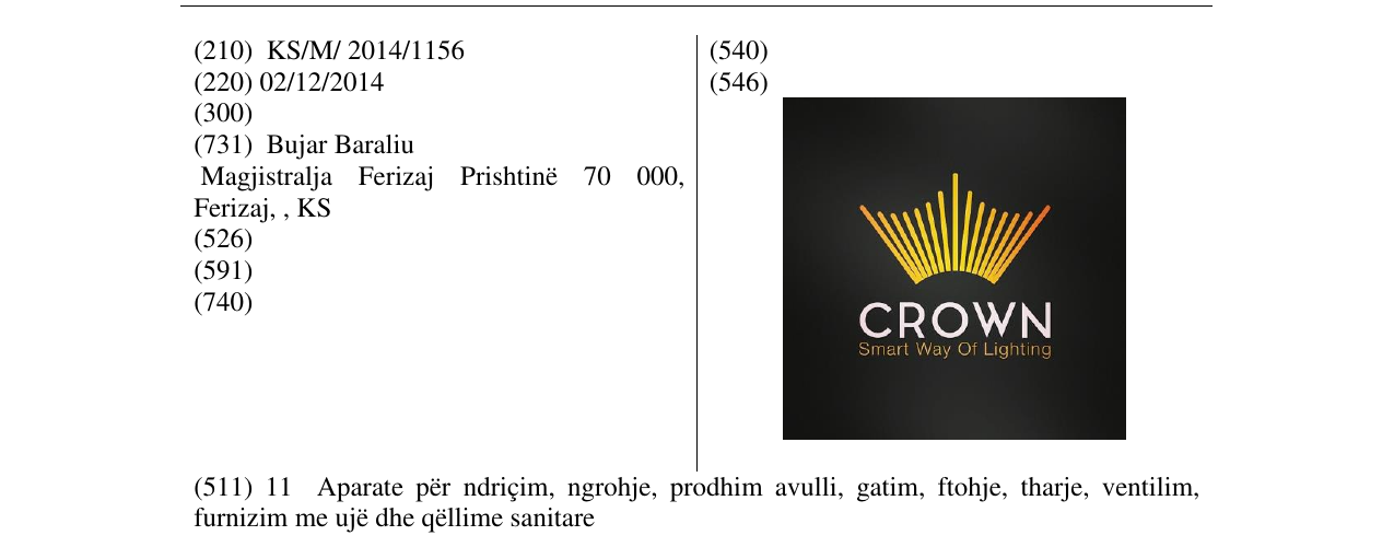 Zëri i markës CROWN Smart Way Of Lighting në buletin