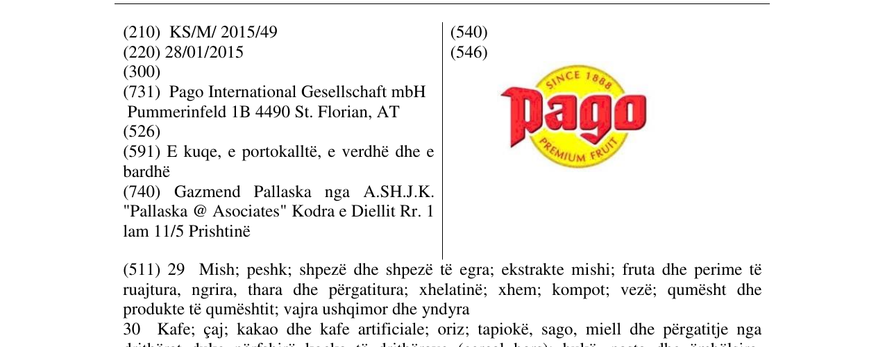 Zëri i markës pago në buletin
