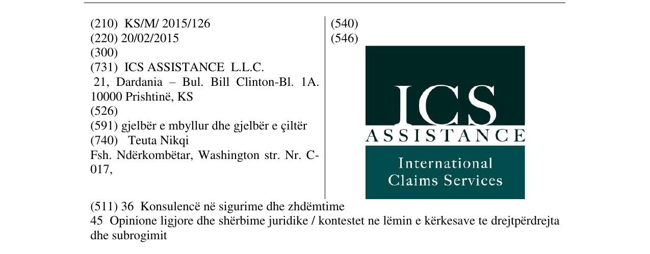 Zëri i markës ICS ASSISTANCE në buletin