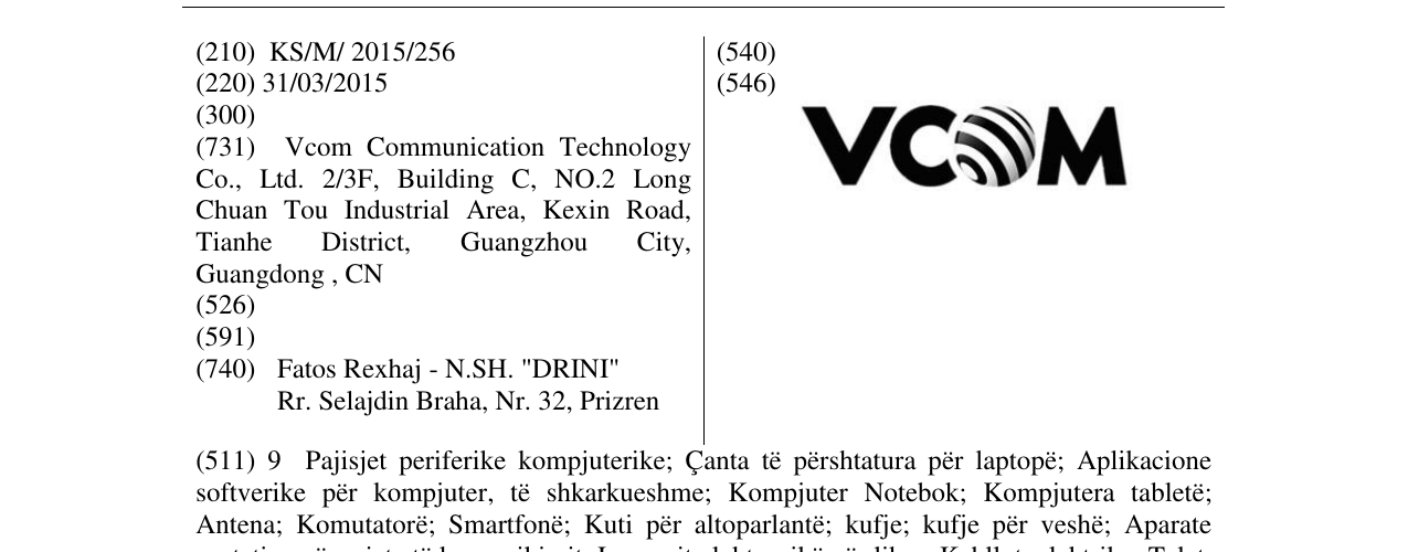 Zëri i markës VOOM në buletin