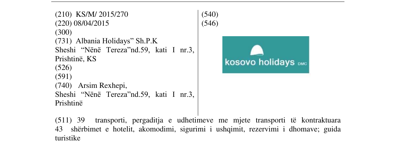 Zëri i markës Kosovo holidays DMC në buletin