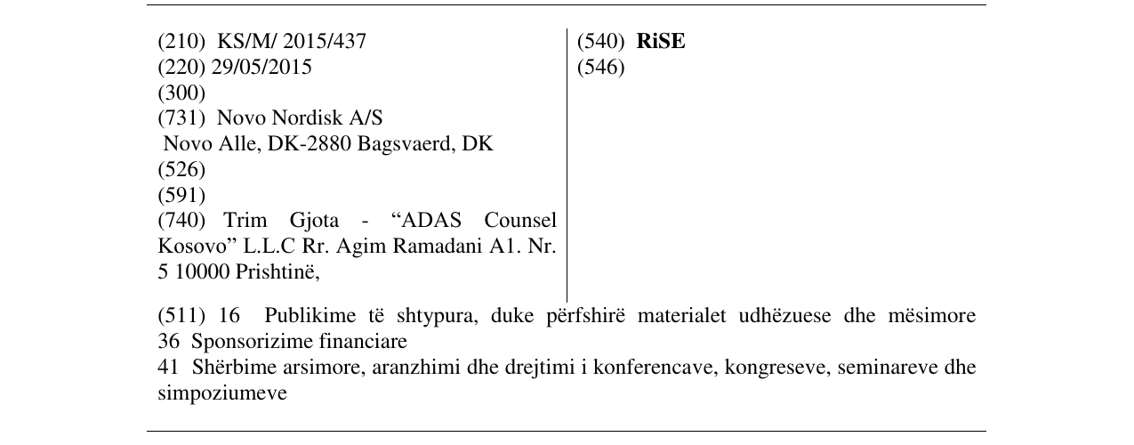 Zëri i markës RiSE në buletin