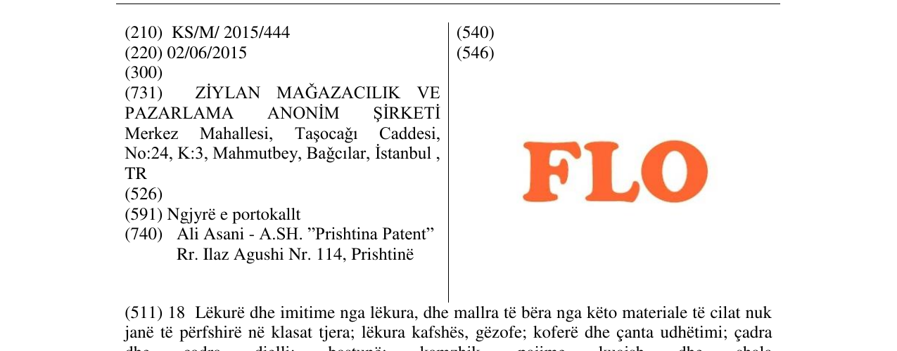 Zëri i markës FLO në buletin