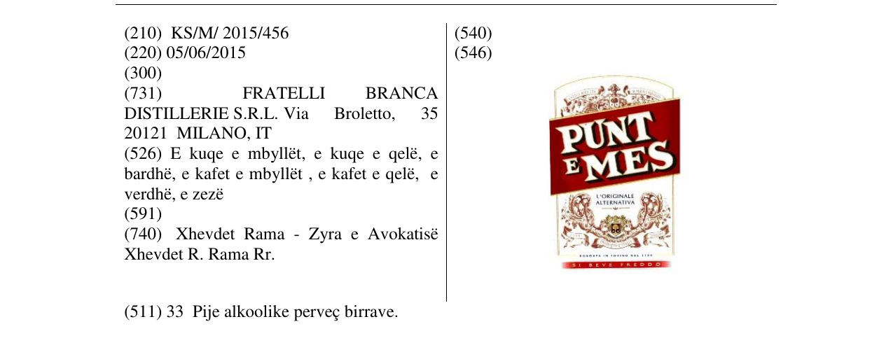 Zëri i markës PUNT E MES në buletin