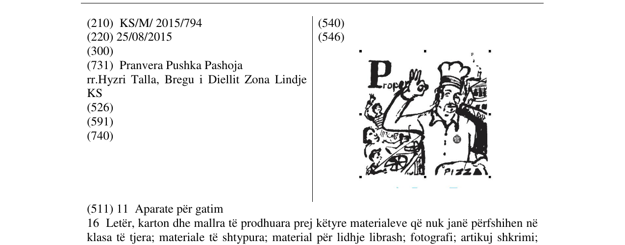 Zëri i markës Proper në buletin