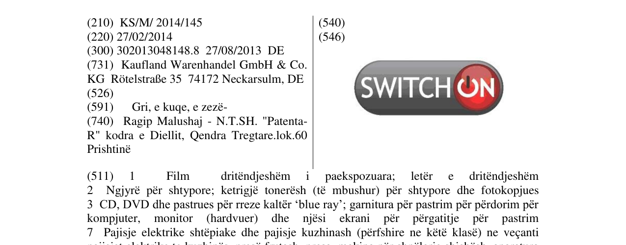Zëri i markës SWITCHON në buletin