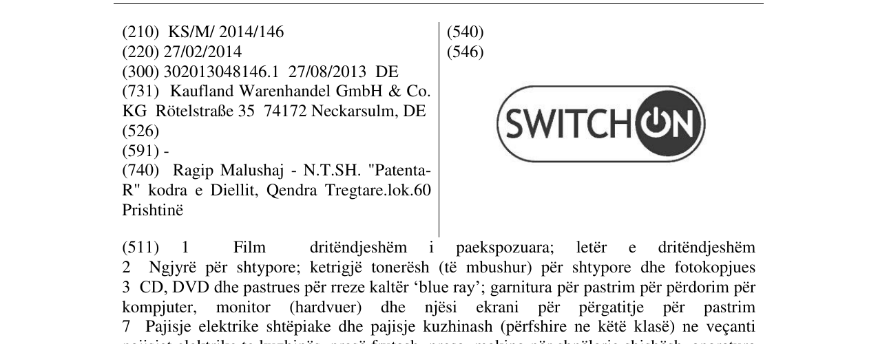 Zëri i markës SWITCHON në buletin