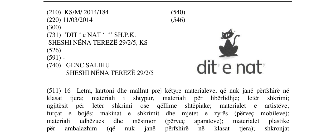 Zëri i markës dit e nat në buletin