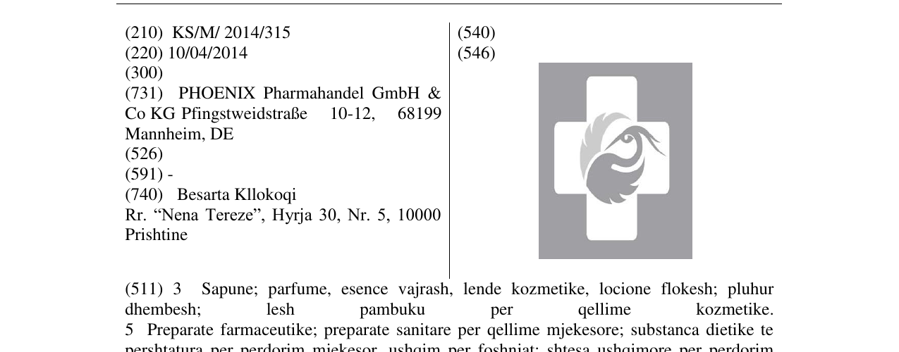Zëri i markës Markë figurative në buletin