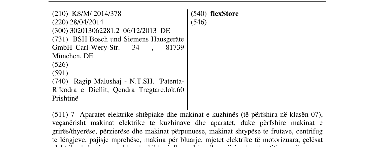 Zëri i markës flexStore në buletin