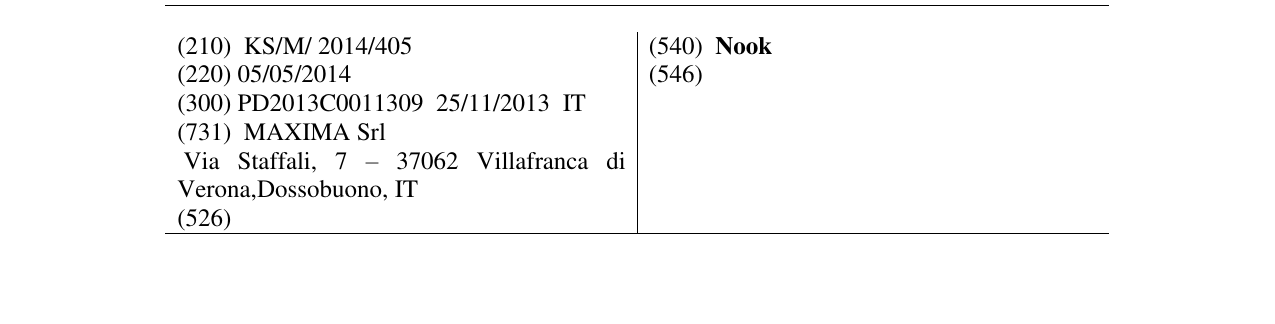 Zëri i markës Nook në buletin