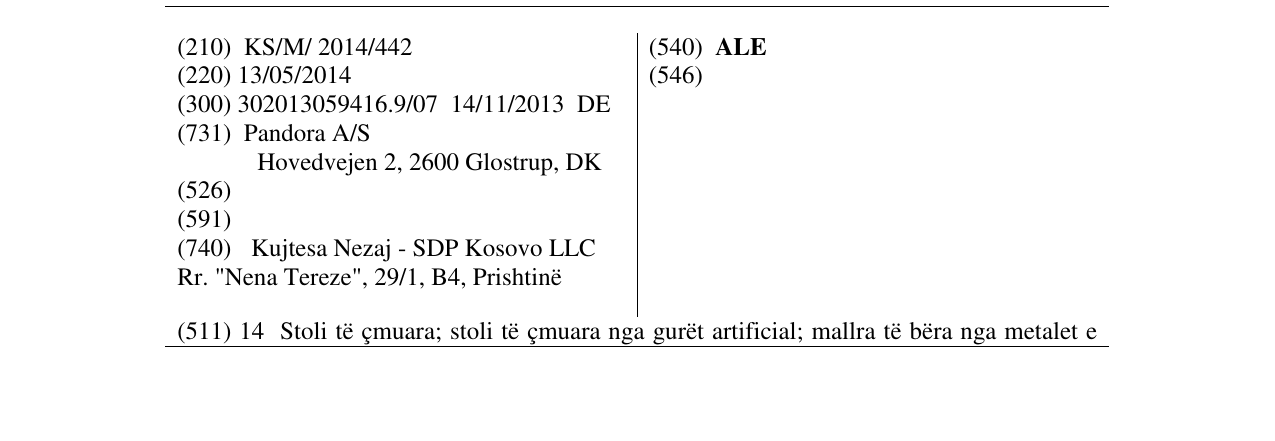 Zëri i markës ALE në buletin