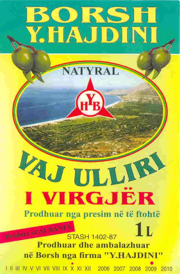 Paraqitja e markës BORSH Y.HAJDINI