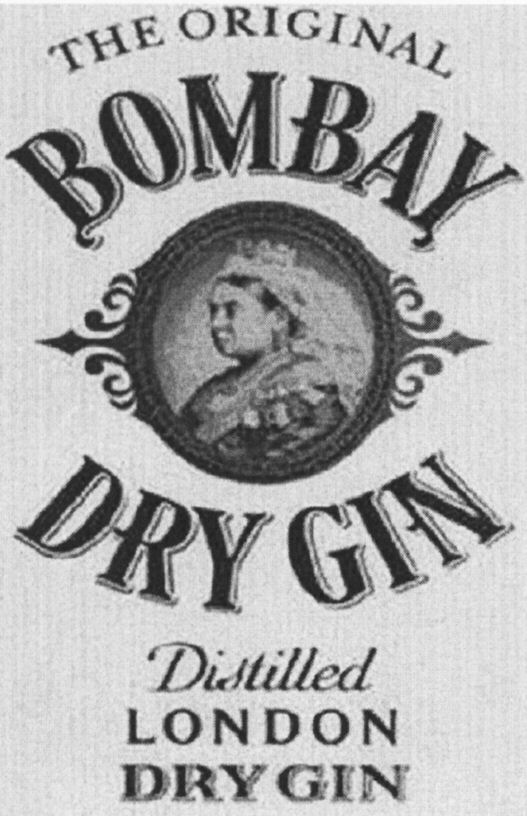 Paraqitja e markës THE ORIGINAL BOMBAY DRY GIN Distilled LONDON DRY GIN