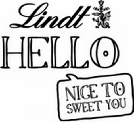 Paraqitja e markës Lindt HELLO NICE TO SWEET YOU