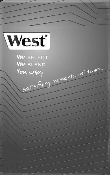 Paraqitja e markës West We SELECT We BLEND You enjoy satisfying moments of taste