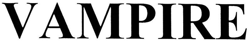 Paraqitja e markës VAMPIRE